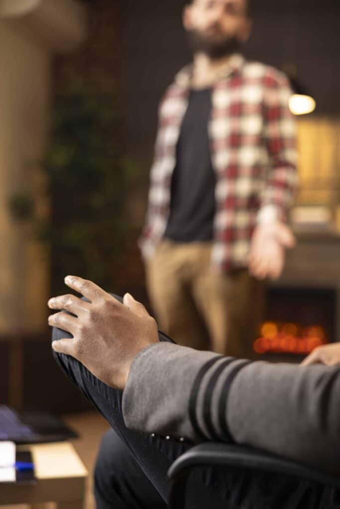 a young man getting dual diagnosis treatment in Massachusetts