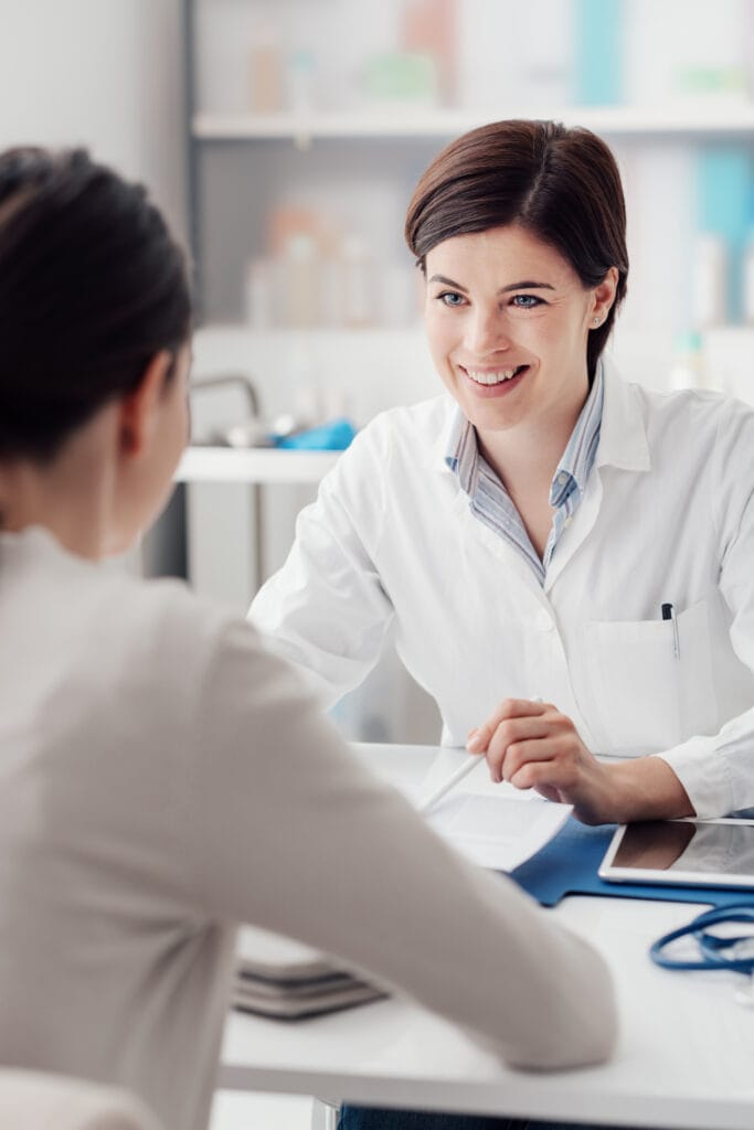 therapist working with patient at Brookville rehab